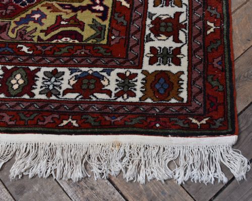 VINTAGE MACHINE WOVEN RUG - ADDITIONAL PHOTO 9