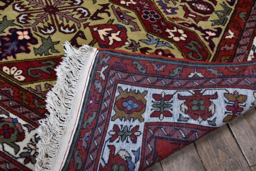VINTAGE MACHINE WOVEN RUG - ADDITIONAL PHOTO 10