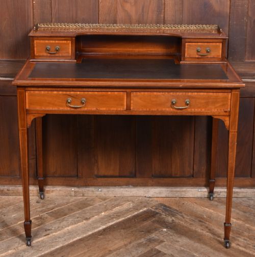 EDWARDIAN MAHOGANY LADIES WRITING DESK - ADDITIONAL PHOTO 1