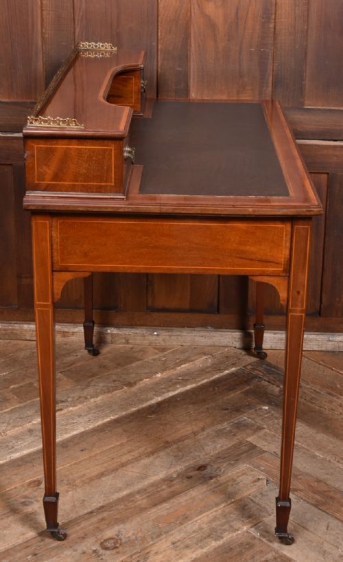 EDWARDIAN MAHOGANY LADIES WRITING DESK - ADDITIONAL PHOTO 8