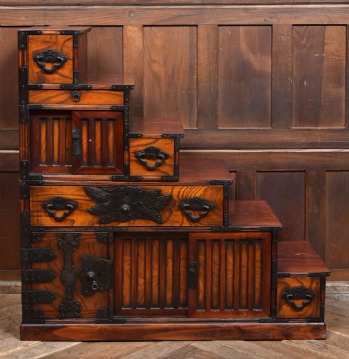 JAPANESE KAIDAN TANSU STEP CHEST - ADDITIONAL PHOTO 1