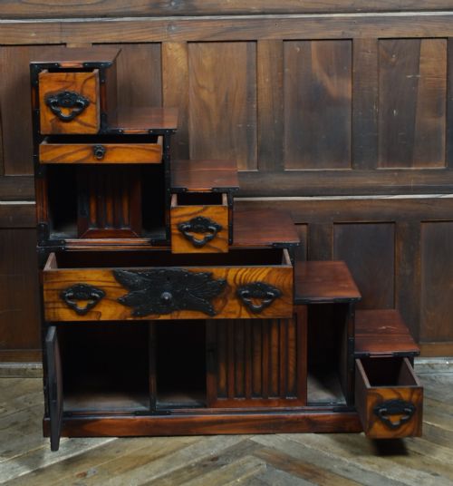 JAPANESE KAIDAN TANSU STEP CHEST - ADDITIONAL PHOTO 7