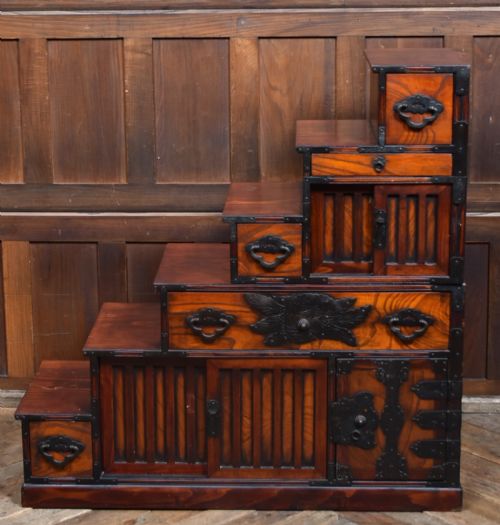 JAPANESE KAIDAN TANSU STEP CHEST - ADDITIONAL PHOTO 14
