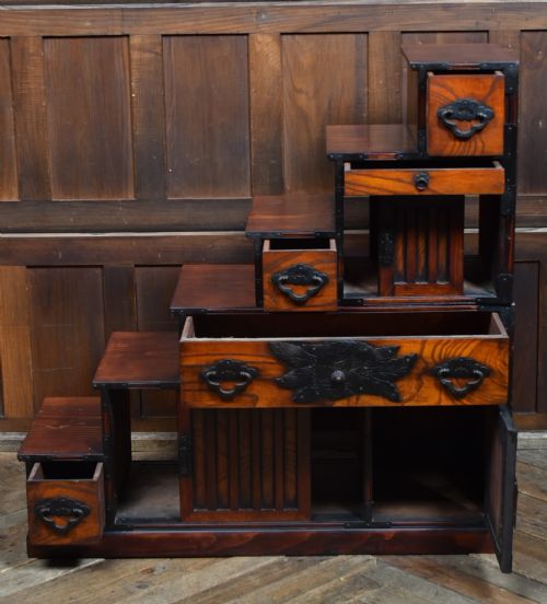 JAPANESE KAIDAN TANSU STEP CHEST - ADDITIONAL PHOTO 16
