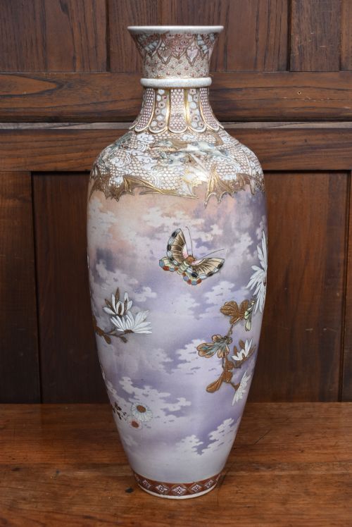 JAPANESE SATSUMA VASE - ADDITIONAL PHOTO 5