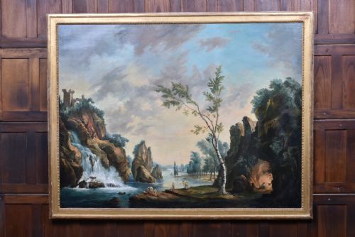 18TH CENTURY OIL ON CANVAS - ADDITIONAL PHOTO 1