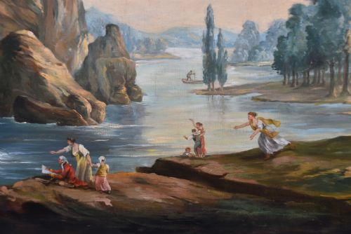 18TH CENTURY OIL ON CANVAS - ADDITIONAL PHOTO 3
