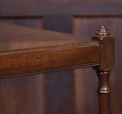 PAIR OF EDWARDIAN MAHOGANY SIDE TABLES - ADDITIONAL PHOTO 4