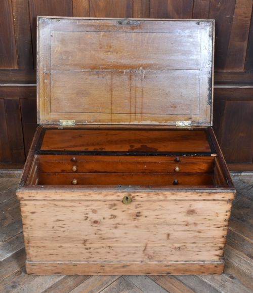 VICTORIAN PINE TOOL CHEST - ADDITIONAL PHOTO 5