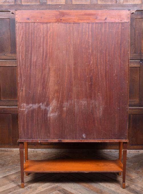 EDWARDIAN SATINWOOD DISPLAY CABINET - ADDITIONAL PHOTO 13