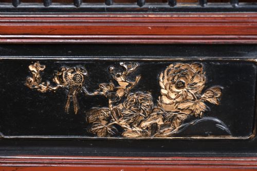 JAPANESE FOURPANEL FOLDING SCREEN - ADDITIONAL PHOTO 13