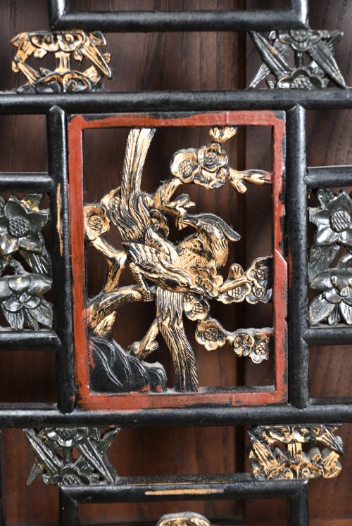 JAPANESE FOURPANEL FOLDING SCREEN - ADDITIONAL PHOTO 17
