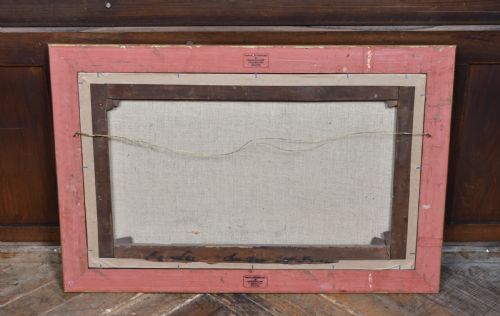 19THCENTURY OIL ON CANVAS COASTAL SCENE - ADDITIONAL PHOTO 7