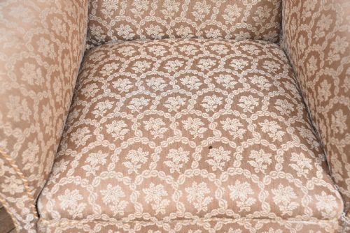 19TH CENTURY WING BACK ARM CHAIR - ADDITIONAL PHOTO 8