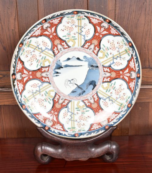 JAPANESE IMARI PLATE - ADDITIONAL PHOTO 1