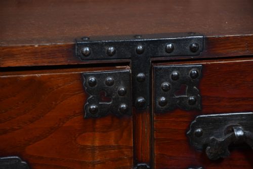 JAPANESE CEDAR TANSU CHEST - ADDITIONAL PHOTO 3
