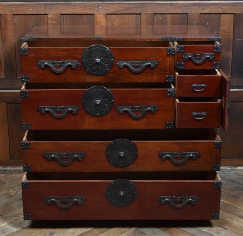 JAPANESE CEDAR TANSU CHEST - ADDITIONAL PHOTO 6