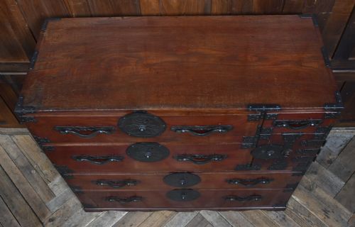 JAPANESE CEDAR TANSU CHEST - ADDITIONAL PHOTO 11