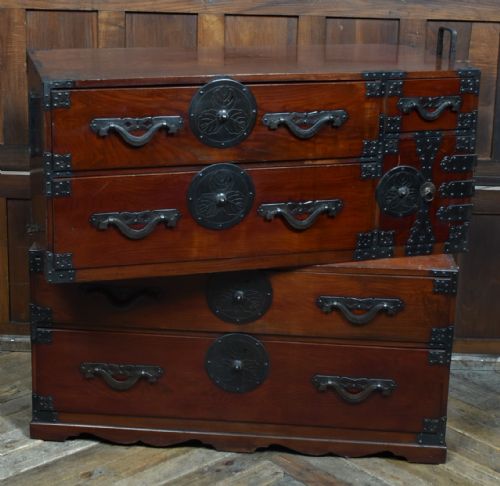 JAPANESE CEDAR TANSU CHEST - ADDITIONAL PHOTO 13