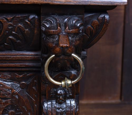 VICTORIAN OAK CABINET - ADDITIONAL PHOTO 2