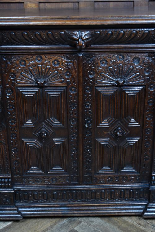 VICTORIAN OAK CABINET - ADDITIONAL PHOTO 6