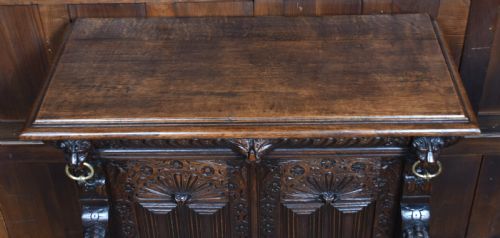 VICTORIAN OAK CABINET - ADDITIONAL PHOTO 8