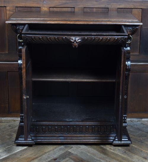 VICTORIAN OAK CABINET - ADDITIONAL PHOTO 10