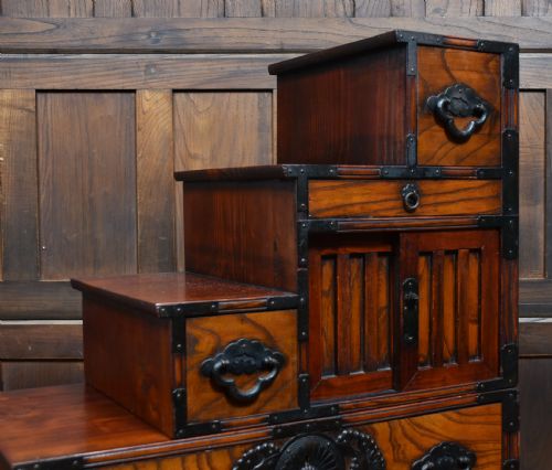 JAPANESE KAIDAN TANSU STEP CHEST - ADDITIONAL PHOTO 2
