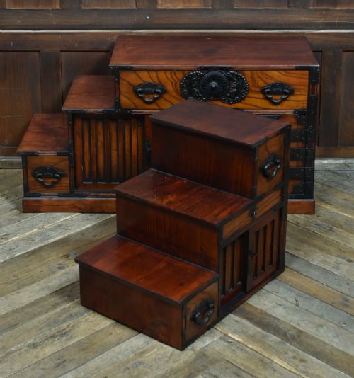 JAPANESE KAIDAN TANSU STEP CHEST - ADDITIONAL PHOTO 15