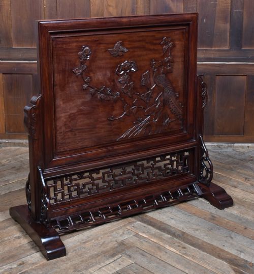 CHINESE HARDWOOD SCREEN - ADDITIONAL PHOTO 1
