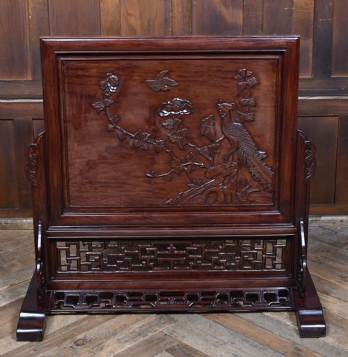 CHINESE HARDWOOD SCREEN - ADDITIONAL PHOTO 2