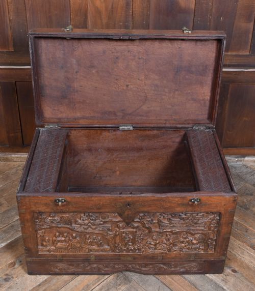 19THCENTURY INDIAN TEAK STORAGE CHEST - ADDITIONAL PHOTO 12