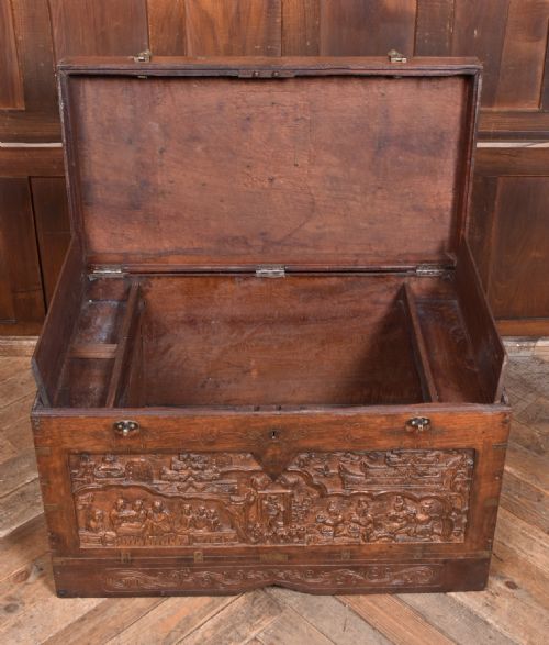 19THCENTURY INDIAN TEAK STORAGE CHEST - ADDITIONAL PHOTO 13
