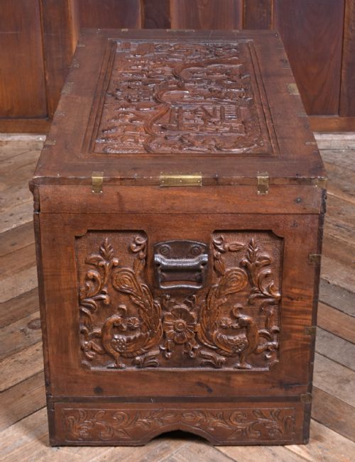 19THCENTURY INDIAN TEAK STORAGE CHEST - ADDITIONAL PHOTO 16
