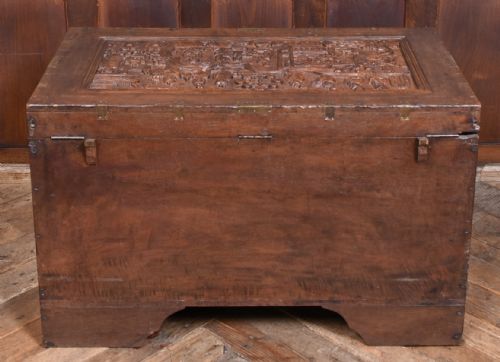19THCENTURY INDIAN TEAK STORAGE CHEST - ADDITIONAL PHOTO 18