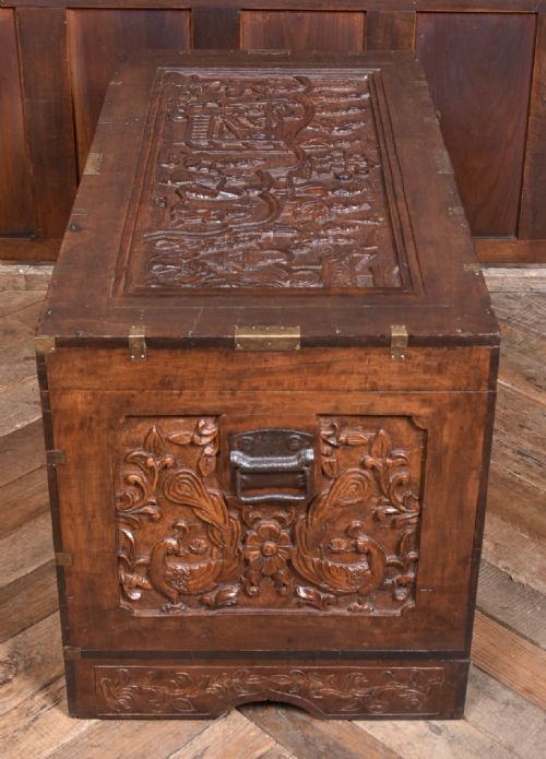 19THCENTURY INDIAN TEAK STORAGE CHEST - ADDITIONAL PHOTO 19