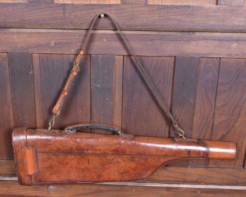 SCOTTISH LEATHER LEG OF MUTTON GUN CASE - ADDITIONAL PHOTO 7