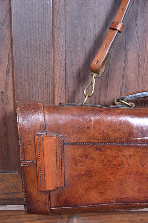 SCOTTISH LEATHER LEG OF MUTTON GUN CASE - ADDITIONAL PHOTO 8