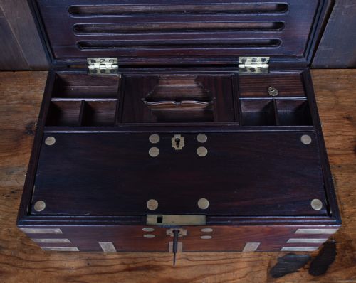 19THCENTURY CAMPAIGN CORRESPONDENCE BOX - ADDITIONAL PHOTO 13