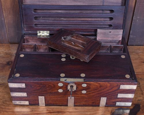 19THCENTURY CAMPAIGN CORRESPONDENCE BOX - ADDITIONAL PHOTO 14