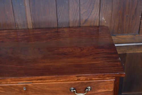 GEORGIAN MAHOGANY SECRETAIRE CHEST - ADDITIONAL PHOTO 12