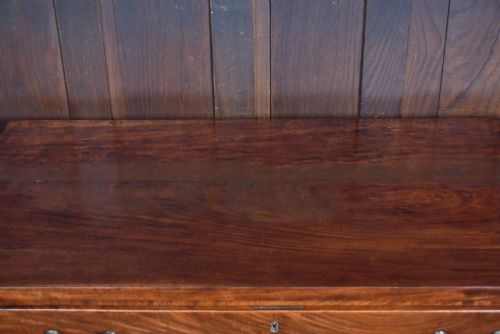 GEORGIAN MAHOGANY SECRETAIRE CHEST - ADDITIONAL PHOTO 13