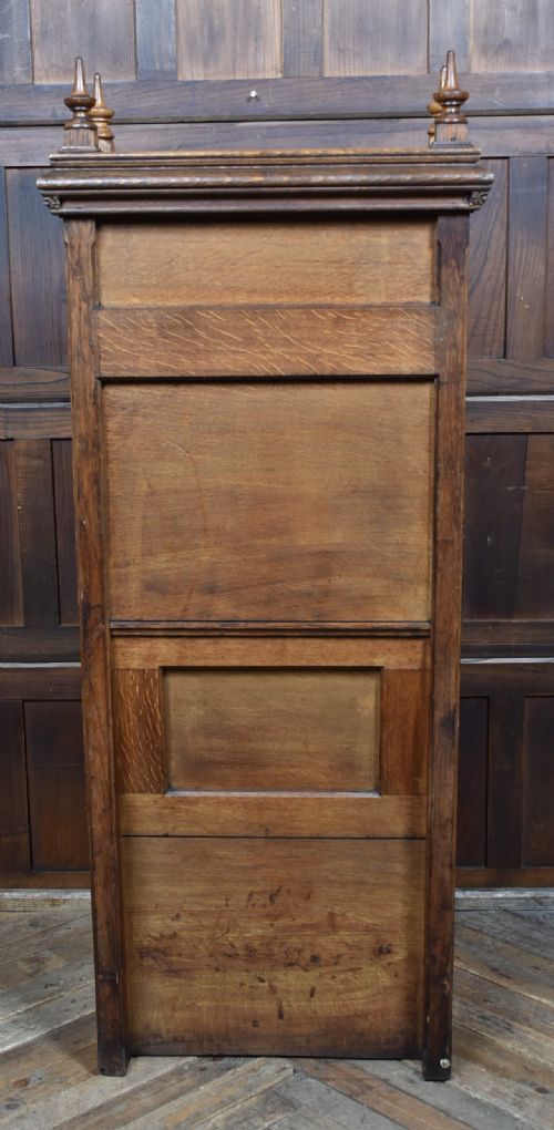 VICTORIAN OAK GOTHIC REVIVAL STYLE OAK HALL CHAIR - ADDITIONAL PHOTO 9