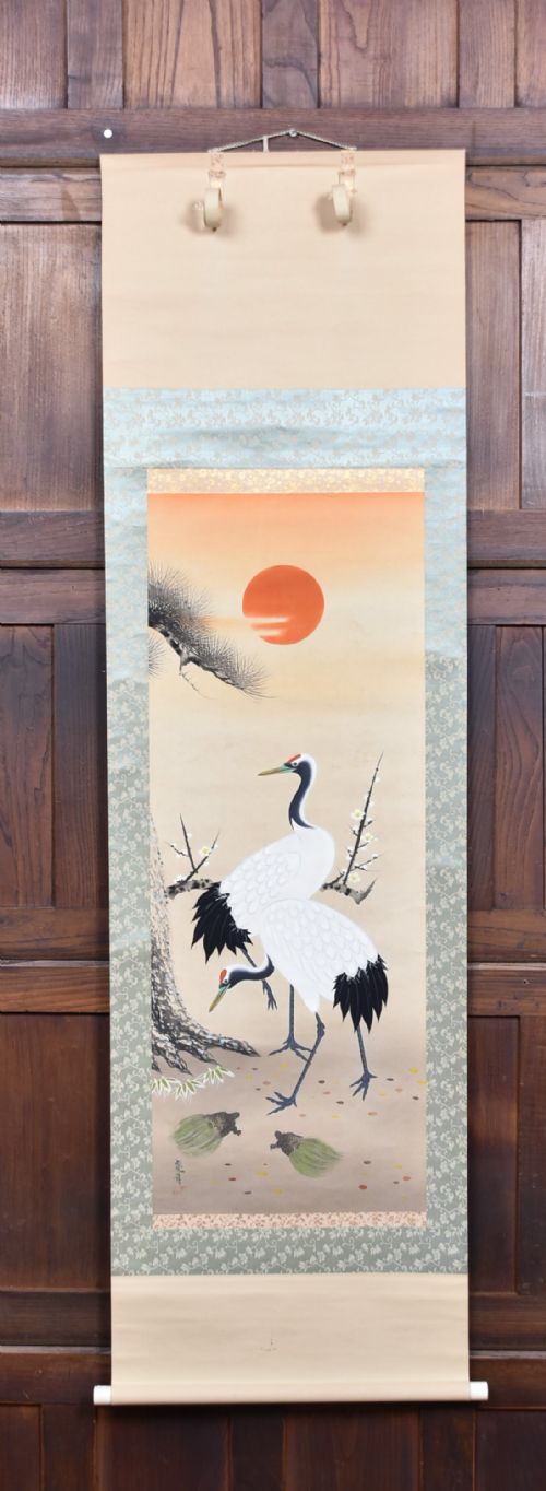 JAPANESE HANGING SCROLL KAKEMONO - ADDITIONAL PHOTO 5
