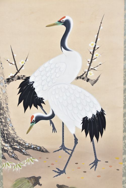 JAPANESE HANGING SCROLL KAKEMONO - ADDITIONAL PHOTO 7