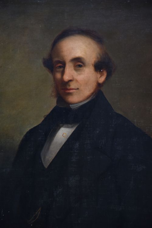 19THCENTURY OIL PORTRAIT OF A GENTLEMAN - ADDITIONAL PHOTO 2