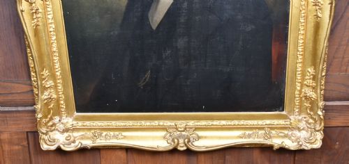 19THCENTURY OIL PORTRAIT OF A GENTLEMAN - ADDITIONAL PHOTO 9