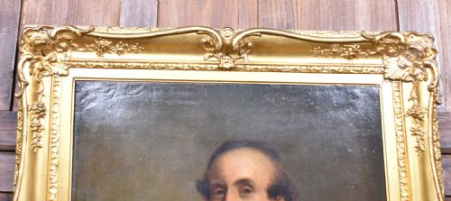 19THCENTURY OIL PORTRAIT OF A GENTLEMAN - ADDITIONAL PHOTO 10