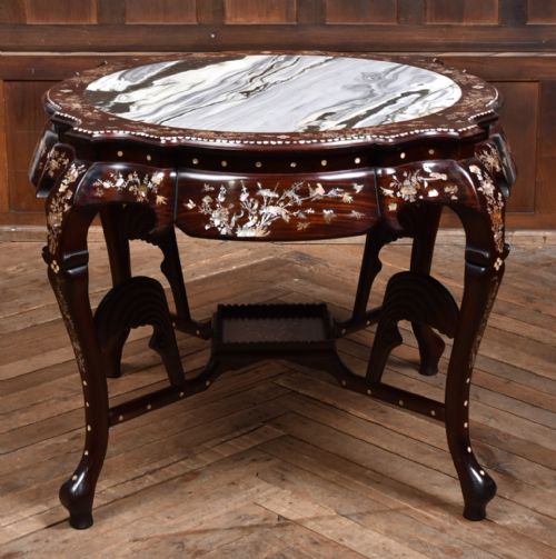 MARBLE TOP CENTRE TABLE - ADDITIONAL PHOTO 2