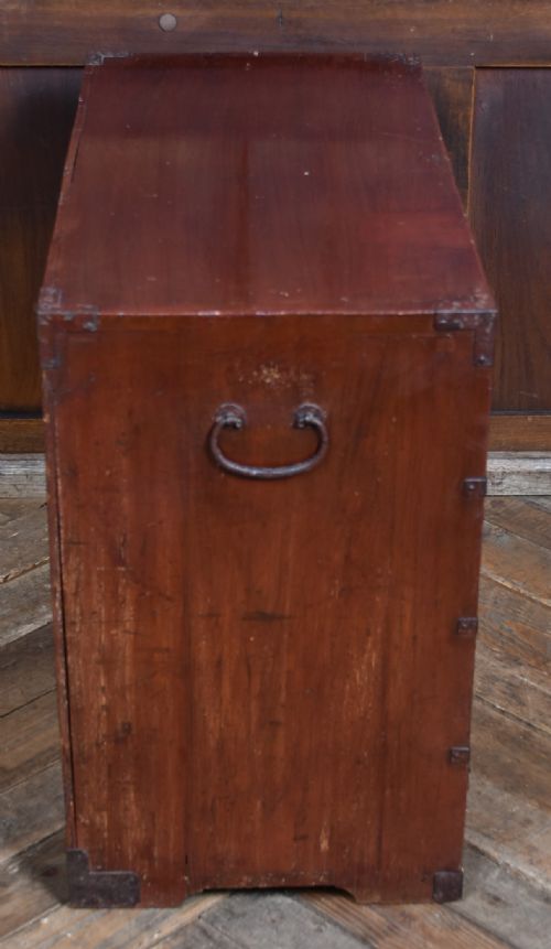 JAPANESE TANSU RED LACQUERED CHEST - ADDITIONAL PHOTO 8